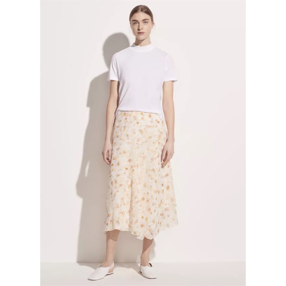 Vince Pressed Peral Panel Skirt - Picture 5 of 5